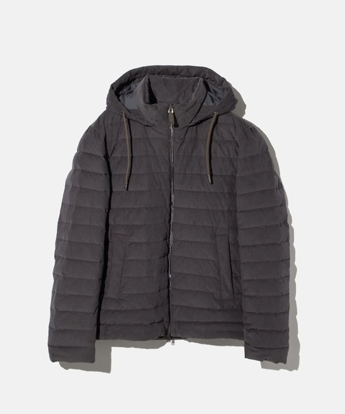 HERNO（ヘルノ）の「HERNO RESORT CORDUROY ヘルノ リゾート コーデュロイ ダウンジャケット（ダウンジャケット/コート・メンズ・ネイビー系1/グレー系1・46/48/50）」の16枚目の写真