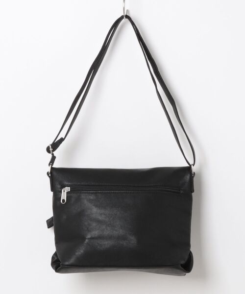 Legato Largo（レガートラルゴ）の「【Legato Largo】洗えるかばん フェイクレザークチオレショルダーバッグ〈ユニセックス〉（ショルダーバッグ・レディース・ダークブラウン/ブラック/アイボリー・FREE）」の11枚目の写真