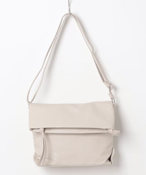 Legato Largo（レガートラルゴ）の「【Legato Largo】洗えるかばん フェイクレザークチオレショルダーバッグ〈ユニセックス〉（ショルダーバッグ・レディース・ダークブラウン/ブラック/アイボリー・FREE）」の15枚目の写真