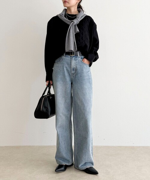 fredy emue(フレディエミュ)の「キルティングチュニックブラウス(シャツ/ブラウス・レディース・ブラウン/ブラック/オフホワイト・38)」の21枚目の写真