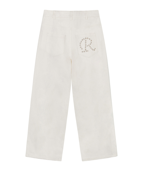 ROCKCAKE(ロックケーキ)の「アイレット R ポケット カーブパンツ - ホワイト(その他パンツ・レディース・その他・MEDIUM/SMALL)」の7枚目の写真