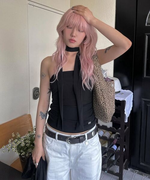 ROCKCAKE(ロックケーキ)の「アイレット R ポケット カーブパンツ - ホワイト(その他パンツ・レディース・その他・MEDIUM/SMALL)」の4枚目の写真