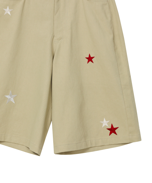 BAUF（バウフ）の「スタースymbolバミューダパンツ[ベージュ]（その他パンツ・レディース・その他・MEDIUM/LARGE）」の5枚目の写真