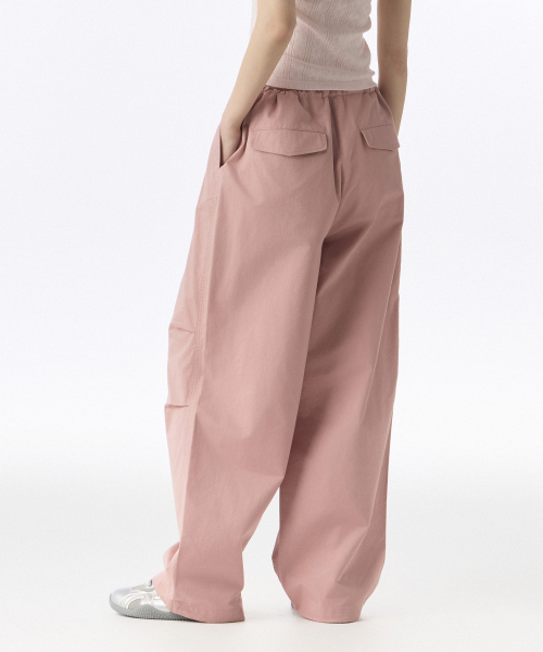 MUSINSA STANDARD WOMAN（ムシンサスタンダードウーマン）の「ウィメンズコットンパラシュートパンツ[デザートピンク]（スウェットパンツ・レディース・その他・30/24/26/28/22）」の4枚目の写真