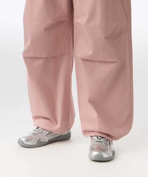 MUSINSA STANDARD WOMAN（ムシンサスタンダードウーマン）の「ウィメンズコットンパラシュートパンツ[デザートピンク]（スウェットパンツ・レディース・その他・30/24/26/28/22）」の3枚目の写真