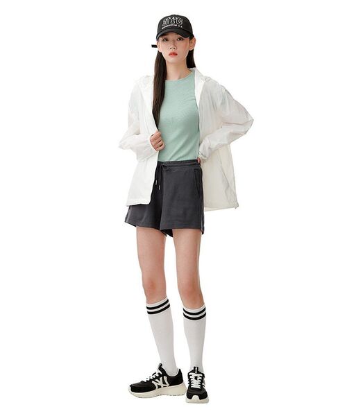 MUSINSA STANDARD WOMAN（ムシンサスタンダードウーマン）の「ウィメンズラウンジショーツ[ダークグレー]（その他パンツ・レディース・その他・MEDIUM/LARGE/X-SMALL/SMALL）」の6枚目の写真