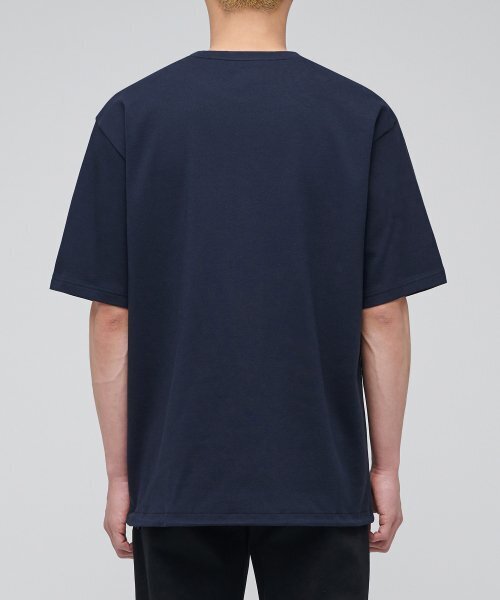 MUSINSA STANDARD（ムシンサスタンダード）の「リラックスフィットクルーネックストリングTシャツ[ネイビー]（Tシャツ/カットソー・メンズ・その他・SMALL/MEDIUM/LARGE）」の3枚目の写真