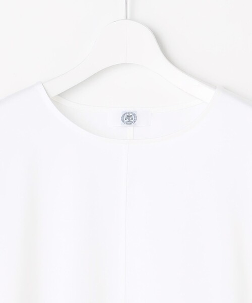 J.PRESS(ジェイプレス)の「ベーシックジャージー レイヤードフレア カットソー(Tシャツ/カットソー・レディース・ホワイト系・F)」の7枚目の写真