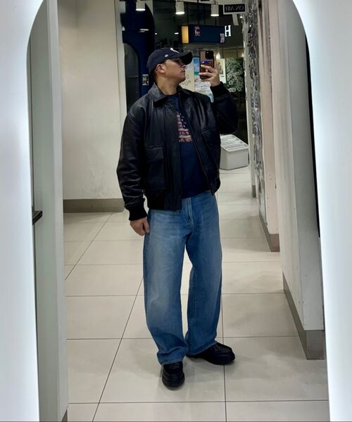 AECA(エイカ)の「EASY & FREE FLAG SWEAT SHIRTS-NAVY(スウェット・レディース・その他・LARGE/X-LARGE/SMALL/MEDIUM)」の5枚目の写真