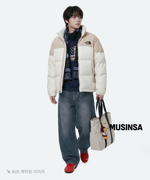 AECA(エイカ)の「EASY & FREE FLAG SWEAT SHIRTS-NAVY(スウェット・レディース・その他・LARGE/X-LARGE/SMALL/MEDIUM)」の6枚目の写真