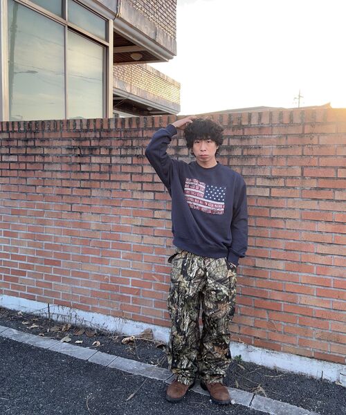 AECA(エイカ)の「EASY & FREE FLAG SWEAT SHIRTS-NAVY(スウェット・レディース・その他・LARGE/X-LARGE/SMALL/MEDIUM)」の10枚目の写真