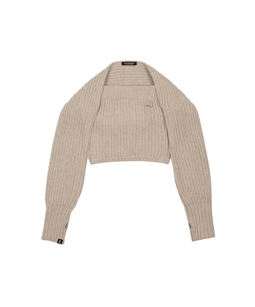LUVISTRUE(ラヴイズトゥルー)の「WO BOLERO TOP SET(BEIGE)(カーディガン/ボレロ・レディース・その他・FREE)」の1枚目の写真