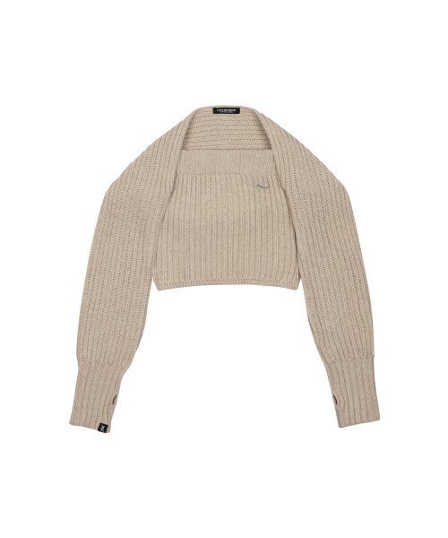 LUVISTRUE(ラヴイズトゥルー)の「WO BOLERO TOP SET(BEIGE)(カーディガン/ボレロ・レディース・その他・FREE)」の8枚目の写真