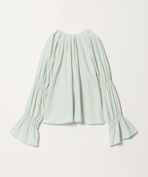 EMMEL REFINES(エメルリファインズ)の「<EMMEL REFINES>EM フロントボタン ソデシャーリング ブラウス(シャツ/ブラウス・レディース・ライム/クリーム/ライラック・FREE)」の18枚目の写真