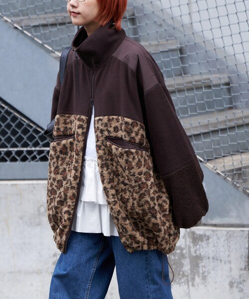 【新品】チャオパニックティピー エシンタ リメイクライクスウェット切替ブルゾン 新品】チャオパニックティピー エシンタ リメイクライクスウェット切替