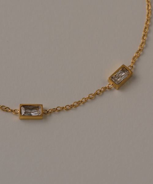 muku（ムク）の「BRACELET/4SQUARE ZIRCONIA（ブレスレット・レディース・シルバー/ゴールド・FREE）」の22枚目の写真