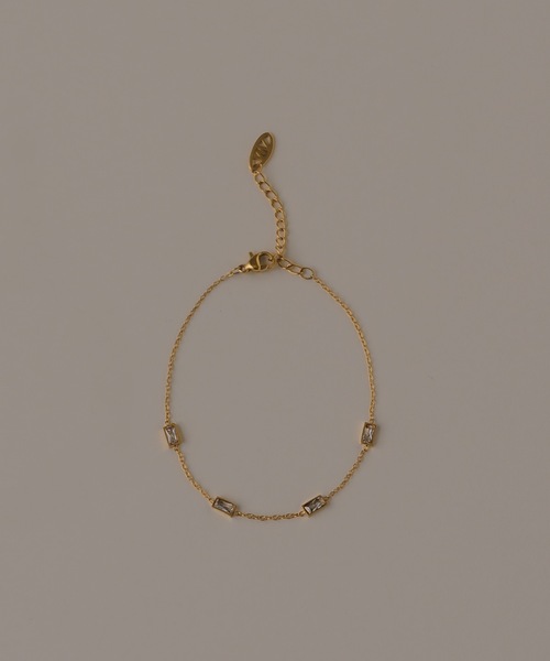 muku（ムク）の「BRACELET/4SQUARE ZIRCONIA（ブレスレット・レディース・シルバー/ゴールド・FREE）」の20枚目の写真