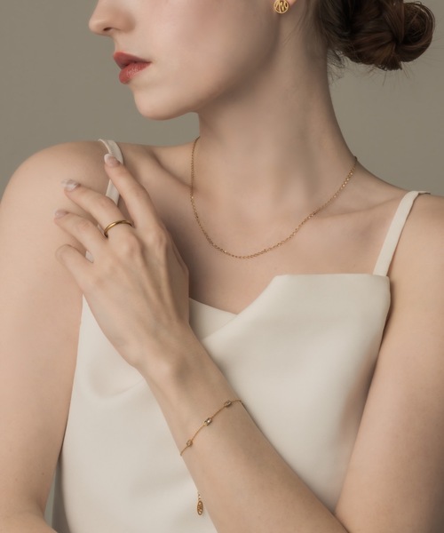 muku（ムク）の「BRACELET/4SQUARE ZIRCONIA（ブレスレット・レディース・シルバー/ゴールド・FREE）」の11枚目の写真