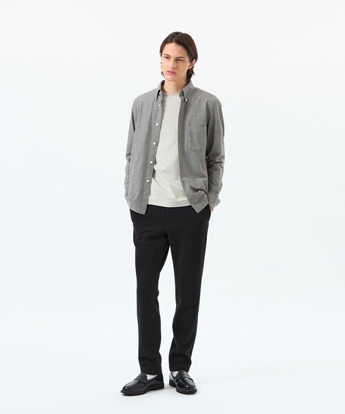 MACKINTOSH PHILOSOPHY（ﾏｯｷﾝﾄｯｼｭ ﾌｨﾛｿﾌｨｰ）の「シャンブレーネル スクエアボタンダウン（シャツ/ブラウス・メンズ・グレー系その他2/ネイビー/ベージュ系その他7/ホワイト・38/40/42）」の15枚目の写真