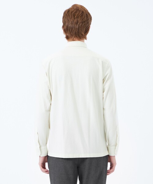 MACKINTOSH PHILOSOPHY（ﾏｯｷﾝﾄｯｼｭ ﾌｨﾛｿﾌｨｰ）の「シャンブレーネル スクエアボタンダウン（シャツ/ブラウス・メンズ・グレー系その他2/ネイビー/ベージュ系その他7/ホワイト・38/40/42）」の8枚目の写真