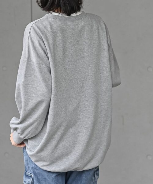 rps(アールピーエス)の「WYDキャット裏毛プルオーバー(スウェット・レディース・マスタード/杢グレー/アイボリー・フリー)」の20枚目の写真