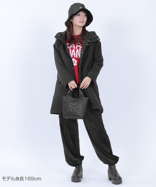 MARY QUANT（マリークワント）の「ロゴパデッド ロングコート（ダウン