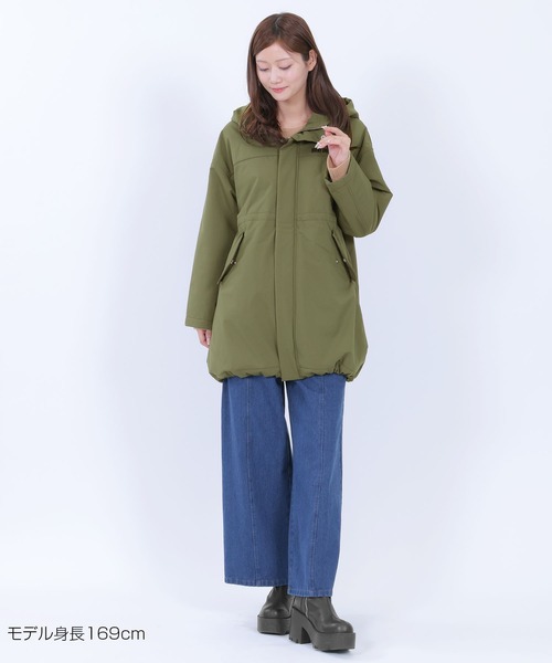 MARY QUANT（マリークワント）の「ロゴパデッド ロングコート（ダウン