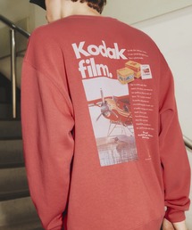 【日本未発売/WEB限定】KODAK(コダック)/グラフィック プリント プルオーバー スウェットシャツ/Scenery graphic sweatshirt