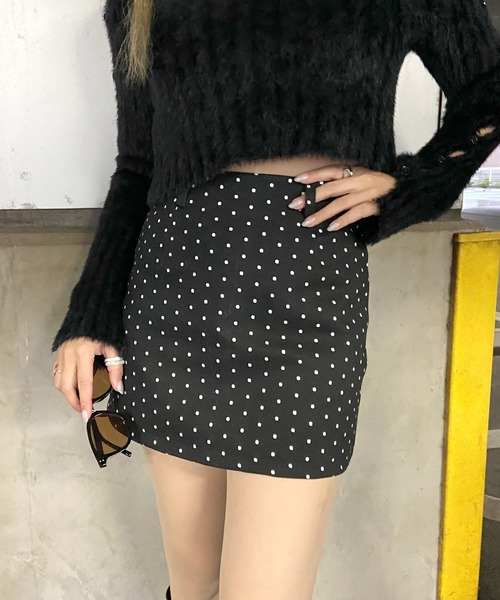 セール】ドット柄ミニスカート（スカート）｜non-hedge（ノンヘッジ