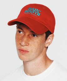 MAINBOOTH（メインブース）の「Original Logo Ball Cap(RED)（キャップ）」