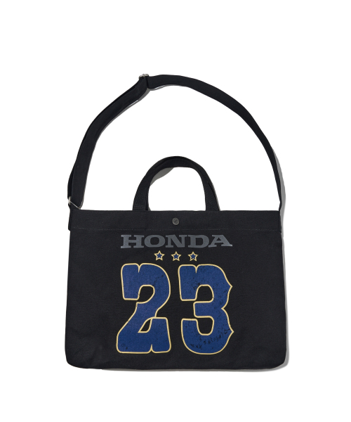 PHYPS MOTORCYCLE(フィップスモーターサイクル)の「Honda Strap Canvas Bag_Black(メッセンジャーバッグ・レディース・その他・FREE)」の2枚目の写真