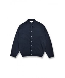 BROWNYARD（ブラウンヤード）の「オーバーサイズカラーガーディガン、ネイビー（カーディガン/ボレロ）」
