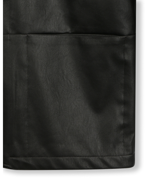 BESLOW(ビースロー)の「COLLARLESS JACKET LEATHER BLACK(テーラードジャケット・メンズ・その他・SMALL/MEDIUM/LARGE/X-LARGE)」の3枚目の写真