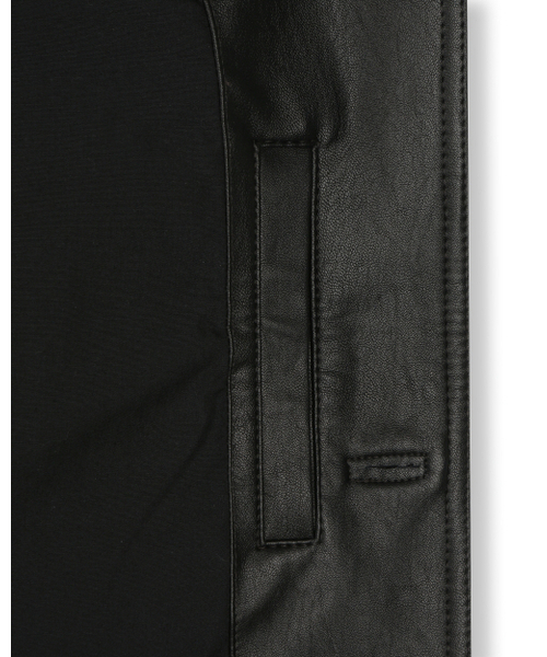 BESLOW(ビースロー)の「COLLARLESS JACKET LEATHER BLACK(テーラードジャケット・メンズ・その他・SMALL/MEDIUM/LARGE/X-LARGE)」の4枚目の写真