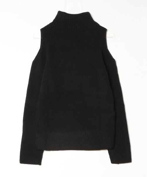 FREE STYLISTS(フリー スタイリスト)の「YUGA_YGMC Turtleneck knit top(ニット/セーター・レディース・ブラック/オフホワイト/レッド・FREE)」の4枚目の写真