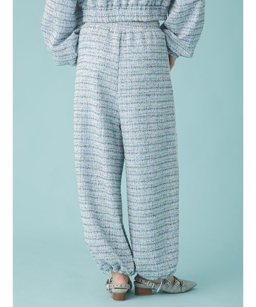 FURFUR(ファーファー)の「ツイーディトラックパンツ(その他パンツ・レディース・ブラック/サックスブルー/ピンク・0/1)」の6枚目の写真