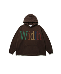 ANGLAN | Width Print Hoodie - Brown(パーカー)