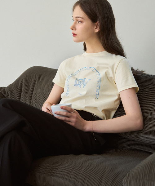 DRAWFIT WOMEN（ドローフィットウーマン）の「アザー メンズ ドーム スーピマ 半袖Tシャツ [ホワイト]（Tシャツ/カットソー・レディース・その他・MEDIUM/SMALL）」の8枚目の写真