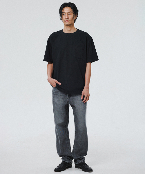 SHIRTER(シャーター)の「FINE COTTON OVERSIZE FIT T-SHIRT (BLACK)(Tシャツ/カットソー・メンズ・その他・SMALL/MEDIUM/LARGE)」の3枚目の写真