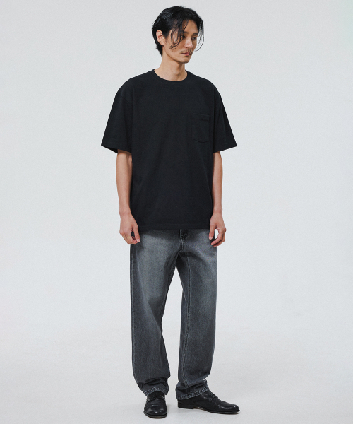 SHIRTER(シャーター)の「FINE COTTON OVERSIZE FIT T-SHIRT (BLACK)(Tシャツ/カットソー・メンズ・その他・SMALL/MEDIUM/LARGE)」の4枚目の写真