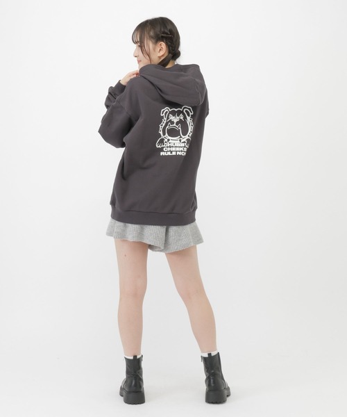 GLOBAL WORK（グローバルワーク）の「ゆったりニットSETUP/AND YUA ANY/599711（ワンピース・キッズ・ネイビー/杢グレー・SMALL/MEDIUM）」の12枚目の写真