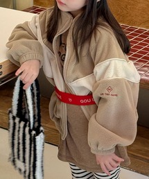 aimoha（アイモハ）の「【aimoha-KIDS-】キッズ　ボアジップアップブルゾン (AW)（ブルゾン）」