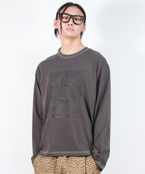 DEMARC(ドゥマーク)の「M MARC ILLUST STITCH BOXY LONG SLEEVE - Charcoal(Tシャツ/カットソー・メンズ・その他・MEDIUM/LARGE)」の5枚目の写真