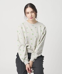 BEAUTY&YOUTH UNITED ARROWS（ビューティーアンドユースユナイテッドアローズ）の「コットン裏毛 エンブロイダリー スウェットプルオーバー（スウェット）」