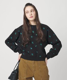BEAUTY&YOUTH UNITED ARROWS | コットン裏毛 エンブロイダリー スウェットプルオーバー(スウェット)