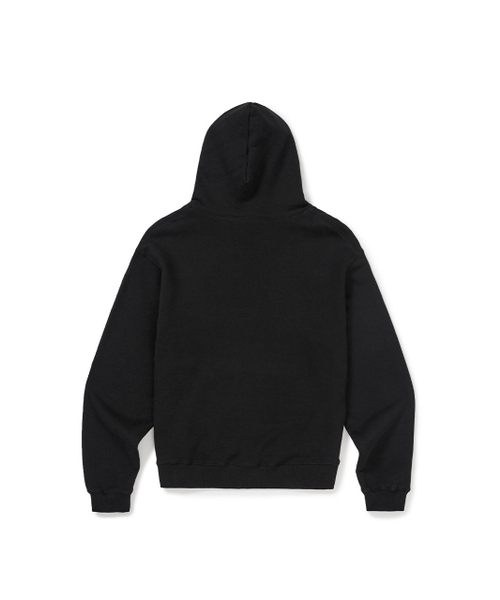 MMLG（エムエムエルジー）の「[Mmlg] M STAMP HOODIE (EVERY BLACK)（パーカー・レディース・その他・LARGE/X-LARGE/SMALL/MEDIUM）」の2枚目の写真