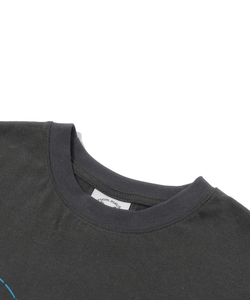 MATCHGLOBE（マッチグローブ）の「ハートチェリークロップTシャツ（ダークグレー）（Tシャツ/カットソー・レディース・その他・FREE）」の3枚目の写真