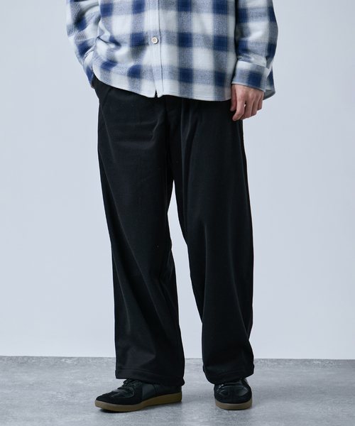 B.C STOCK(ベーセーストック)の「ウールライクフランネル オーバーパンツ(その他パンツ・メンズ・チャコールグレー/ブラック/グレー・MEDIUM/LARGE)」の2枚目の写真