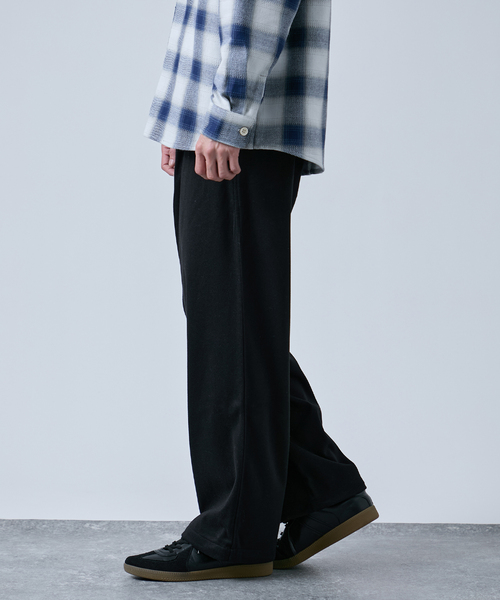 B.C STOCK(ベーセーストック)の「ウールライクフランネル オーバーパンツ(その他パンツ・メンズ・チャコールグレー/ブラック/グレー・MEDIUM/LARGE)」の6枚目の写真