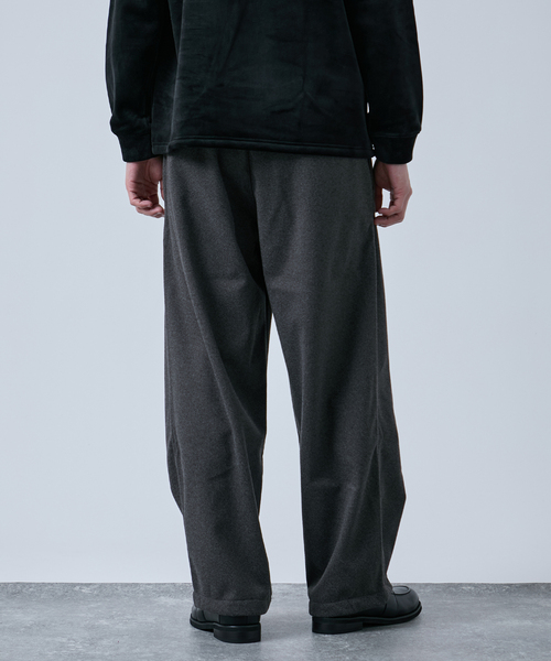 B.C STOCK(ベーセーストック)の「ウールライクフランネル オーバーパンツ(その他パンツ・メンズ・チャコールグレー/ブラック/グレー・MEDIUM/LARGE)」の18枚目の写真